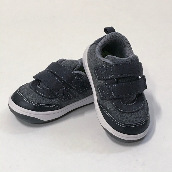 NEW Surprize by Stride Rite Toddler Boys Cotton Sneakers Shoe Navy//Green SZ 10